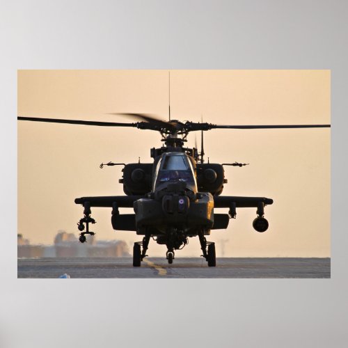 Apache Head On Poster