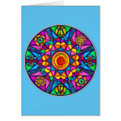 Apache Healing Prayer Medicine Mandala Card (Front)