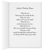 Apache Healing Prayer Medicine Mandala Card (Inside (Right))