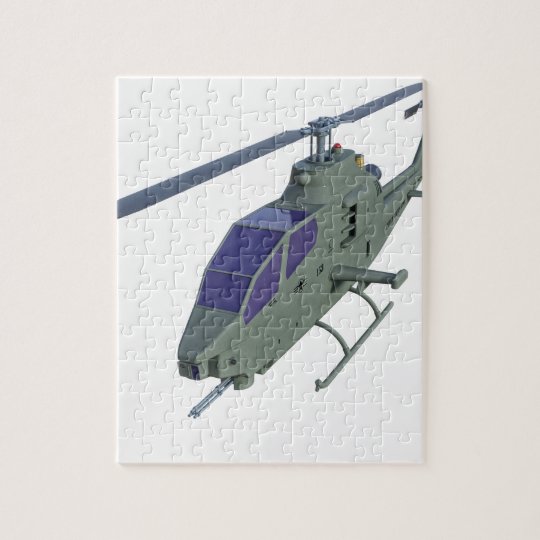 Apache helicopter in front view jigsaw puzzle
