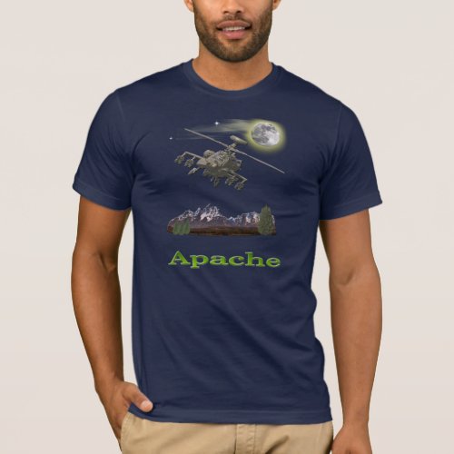 Apache helicopter T_Shirt