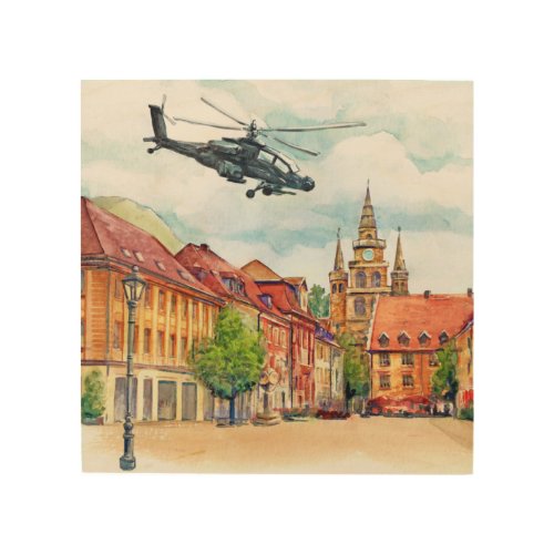 Apache in Ansbach Wood Wall Art