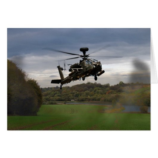 Apache In The Field (Front Horizontal)
