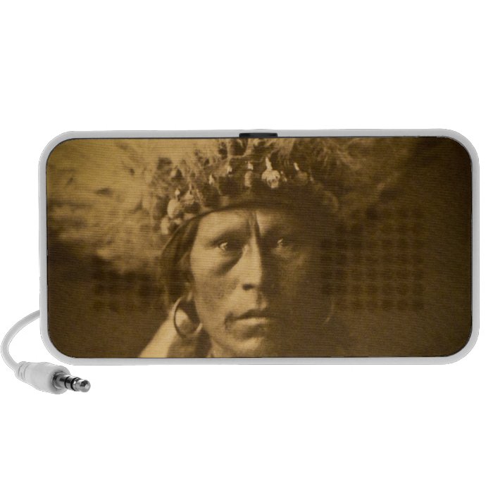 Apache Indian Chief Garfield Jicarilla Vintage PC Speakers