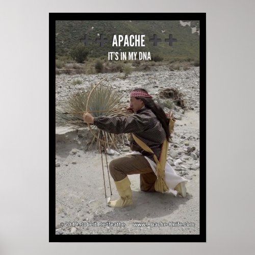Apache Knifeâ Apache DNA Poster