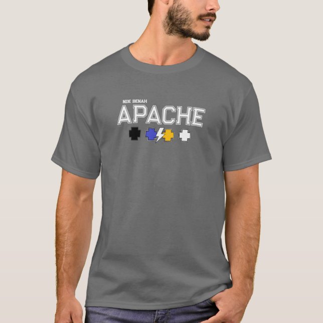 Apache Knife® Apache Land 1. T-Shirt (Front)