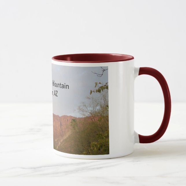 Apache Leap Mountain, Superior, AZ Mug (Right)