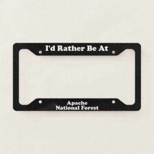 Apache National Forest - LPF License Plate Frame
