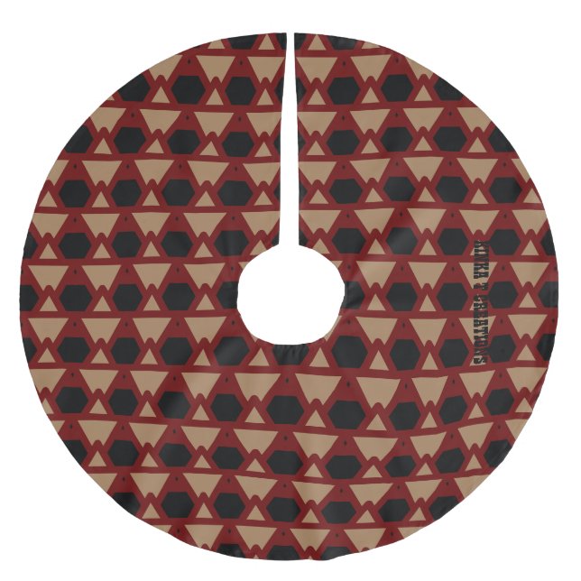 Apache Peaks Brushed Polyester Tree Skirt (Front)