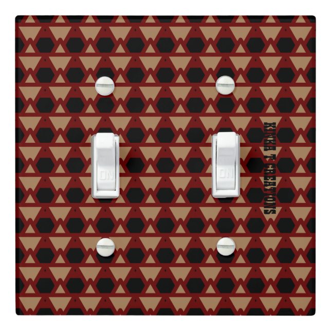 Apache Peaks Light Switch Cover (In Situ)