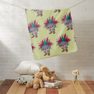 Apache porcupine baby blanket