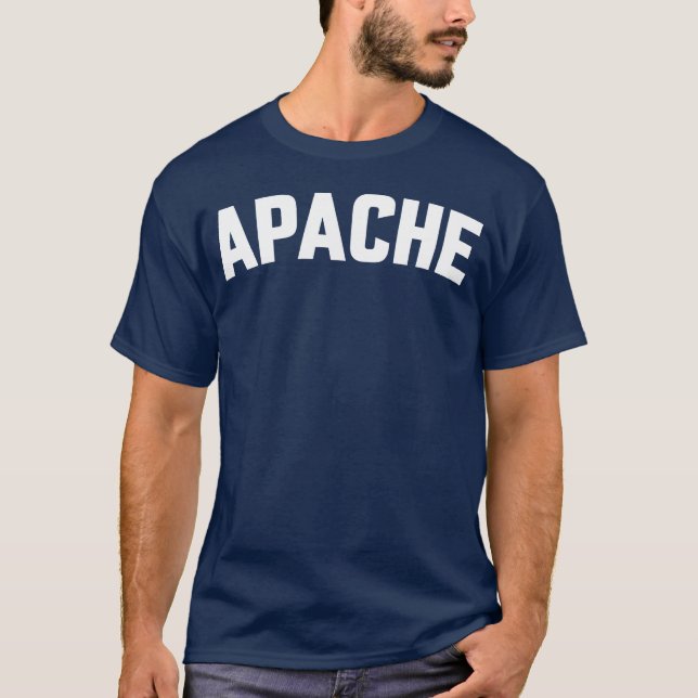 APACHE retro boy 80s funny T-Shirt (Front)