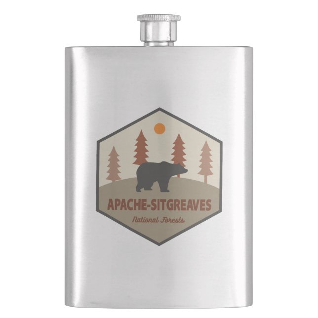 Apache-Sitgreaves National Forests Arizona Bear Flask (Front)