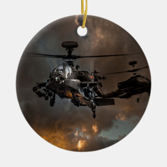 Apache Storm Ceramic Ornament (Front)