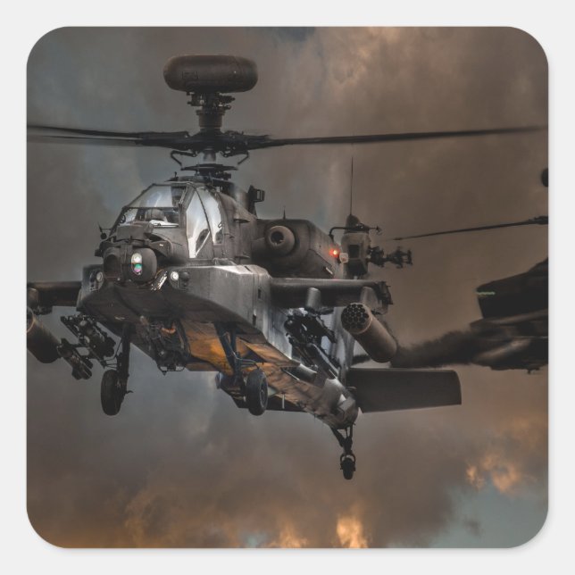 Apache Storm Square Sticker (Front)