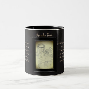 Apache Tear Crystal Fairy Two-Tone Coffee Mug