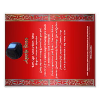 Apache Tears Property Chart Photo Print