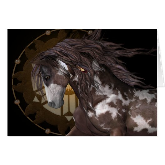 Apache .. the stallion cards (Front Horizontal)