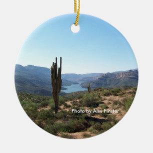 Apache Trail Saguaro Ceramic Ornament