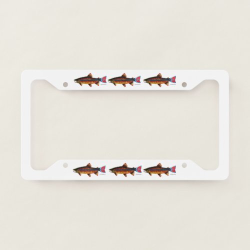 Apache Trout  License Plate Frame