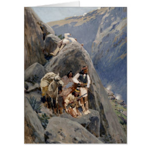 Apache Warriors: Ambush on American Cavalry Card