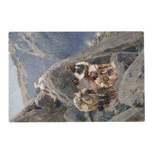 Apache Warriors: Ambush on American Cavalry Placemat