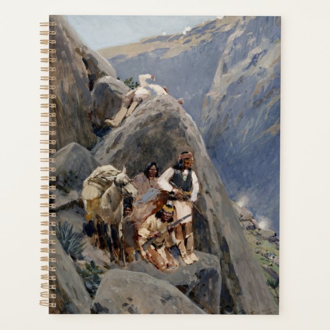 Apache Warriors: Ambush on American Cavalry Planner (Front)