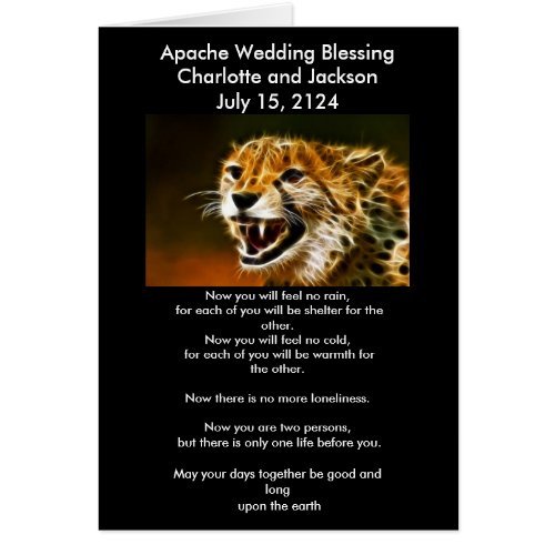 Apache Wedding Blessing