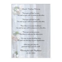 Apache Wedding Blessing 10x14 Personalized