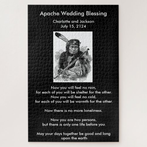 Apache Wedding Blessing Blood Chief  Jigsaw Puzzle