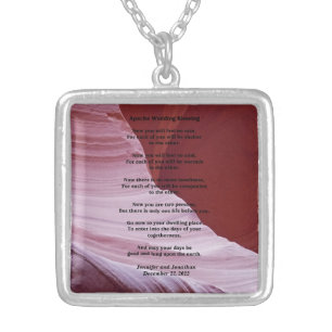 Apache Wedding Blessing Canyon Photo Necklace
