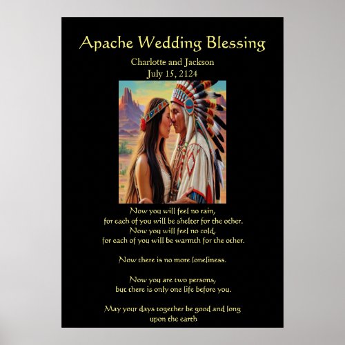Apache Wedding Blessing Cheif embark on new journy Poster