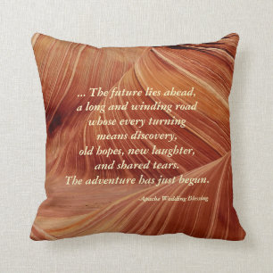 Apache Wedding Blessing, Personalized Southwest Throw Pillow