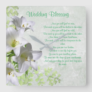 Apache Wedding Blessing / Prayer Wall Clock