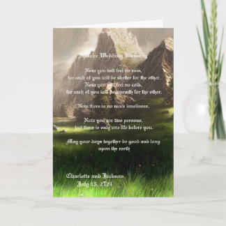 Apache Wedding Blessing Valley Card