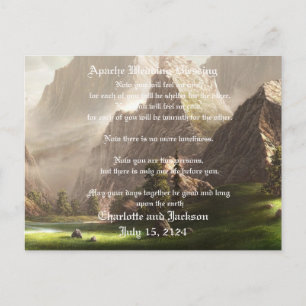 Apache Wedding Blessing Valley Postcard