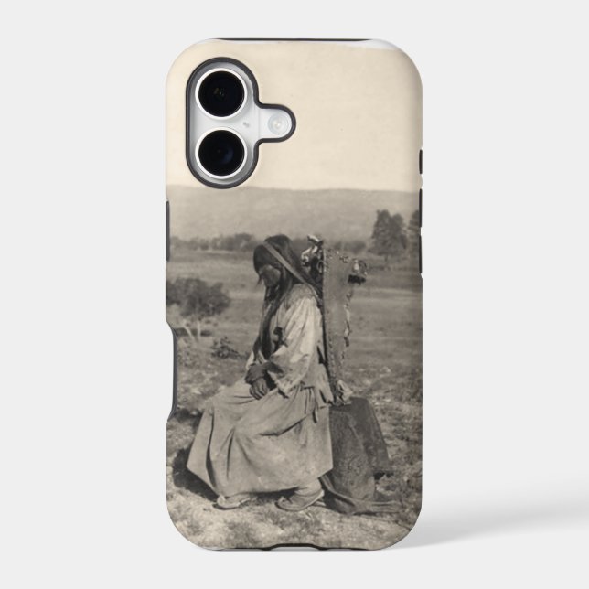 Apache Woman Camp Apache AZ Iphone Case (Back)