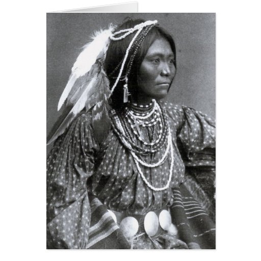 Apache Woman Card | Zazzle