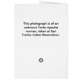 Apache Woman Cards (Back)