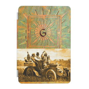 APACHES AND GERONIMO DRIVING A MOTOR CAR iPad MINI COVER