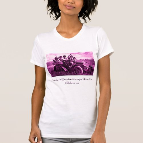 APACHES AND GERONIMO DRIVING A MOTOR CAR T_Shirt