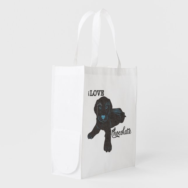 APAL - Chocolate Labrador | Dog Lover Shopping Bag (Front Side)