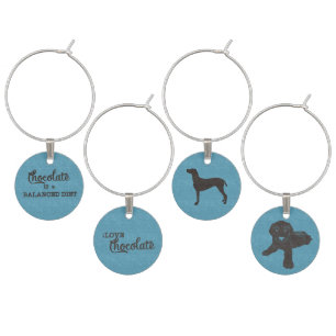 APAL - Chocolate Labrador   Dog Lovers Wine Charms