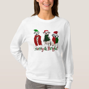 APAL - Christmas Dalmatian Dogs in the Snow T-Shirt