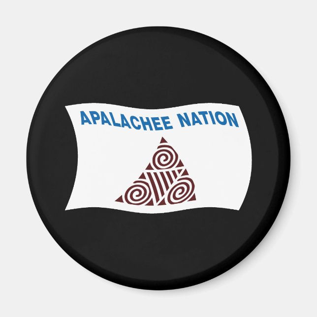 Apalachee Nation Flag Magnet (Front)