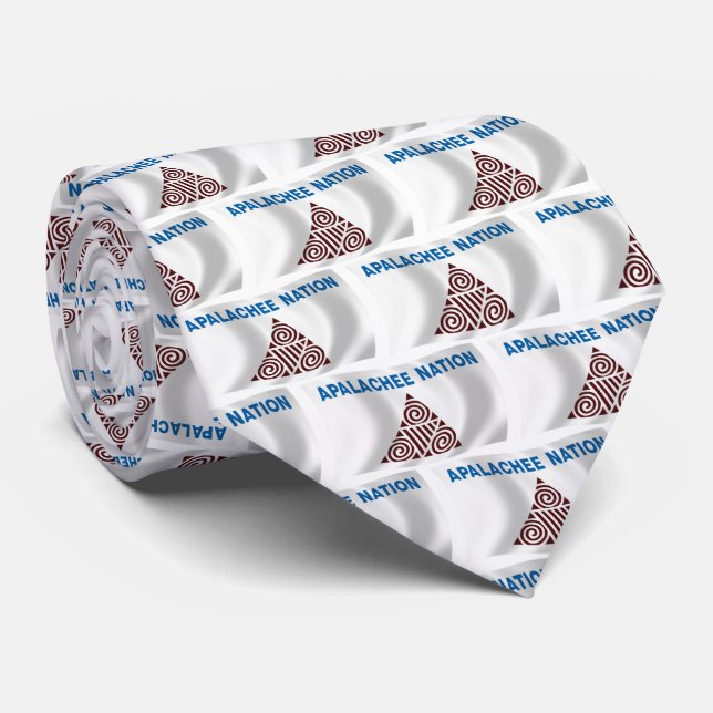 Apalachee Nation Flag Tie (Rolled)