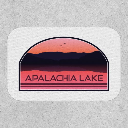 Apalachia Lake North Carolina Red Sunrise Patch