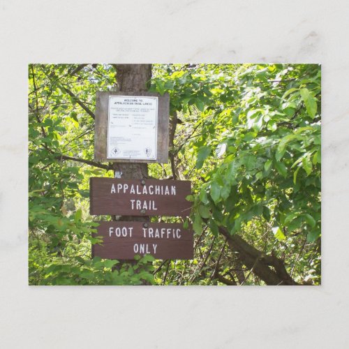 Apalachian trail postcard