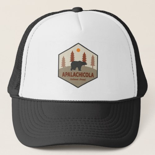 Apalachicola National Forest Florida Bear Trucker Hat