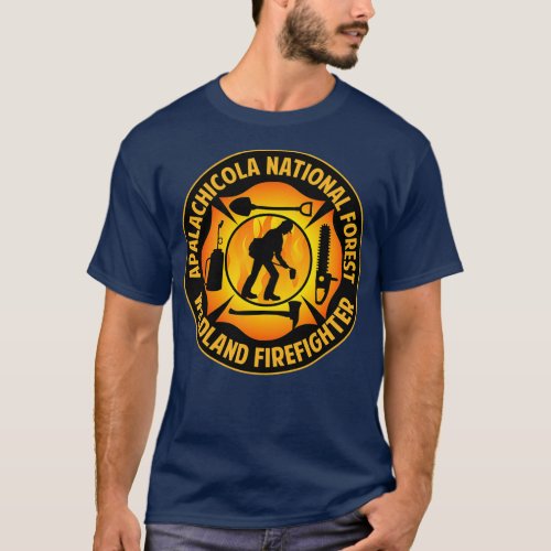 Apalachicola National Forest Wildland Firefighter  T_Shirt